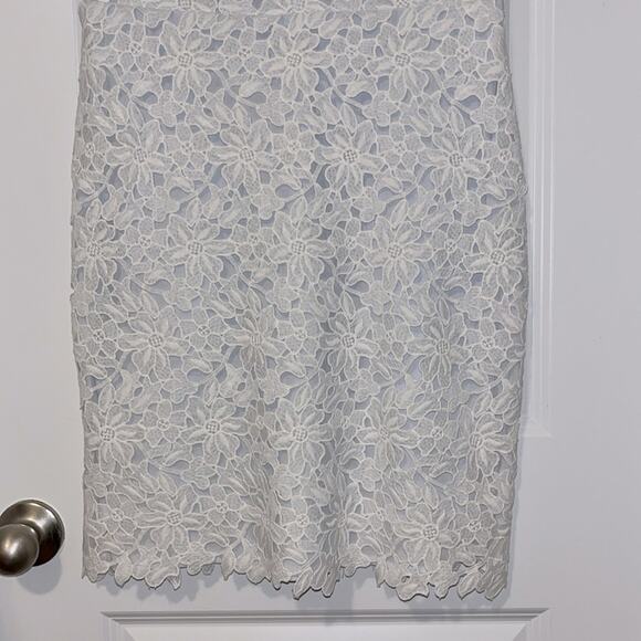 LOFT Sleeveless Lace Sheath Dress - Picture 3 of 9